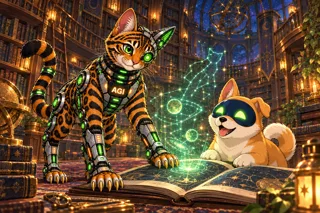 AGI AI NVDA NVIDIA meme: The open book