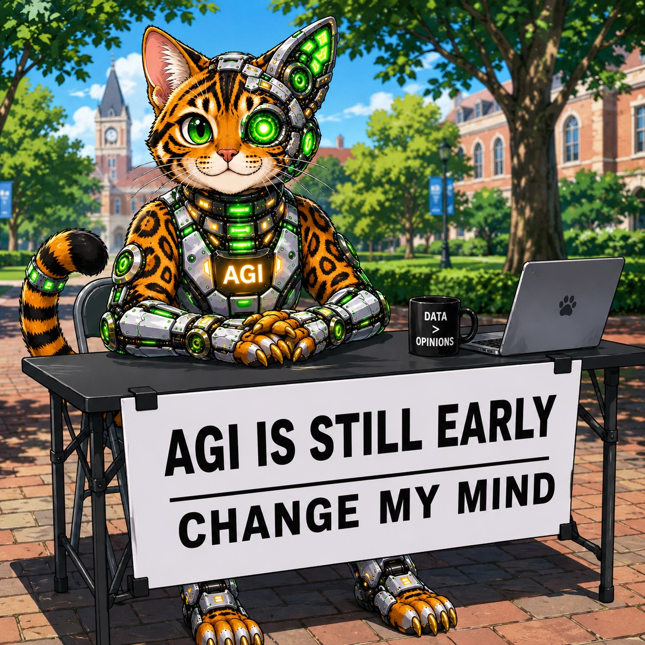 AGI AI NVDA NVIDIA meme: AGI is still early. Change my mind.