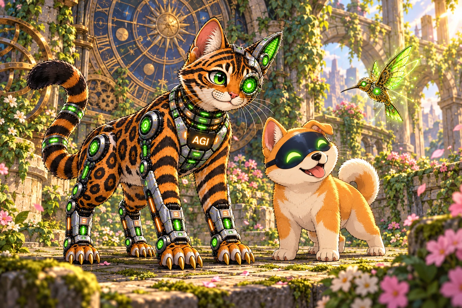 AGI AI NVDA NVIDIA meme: The clockwork garden