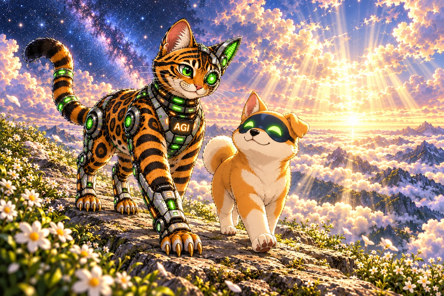 AGI AI NVDA NVIDIA meme: Sunrise summit